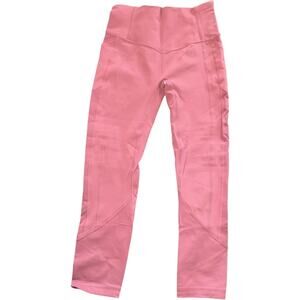 EUC Lululemon All The Right Places Crop II *23" Moss Rose, Misty Merlot? size 6